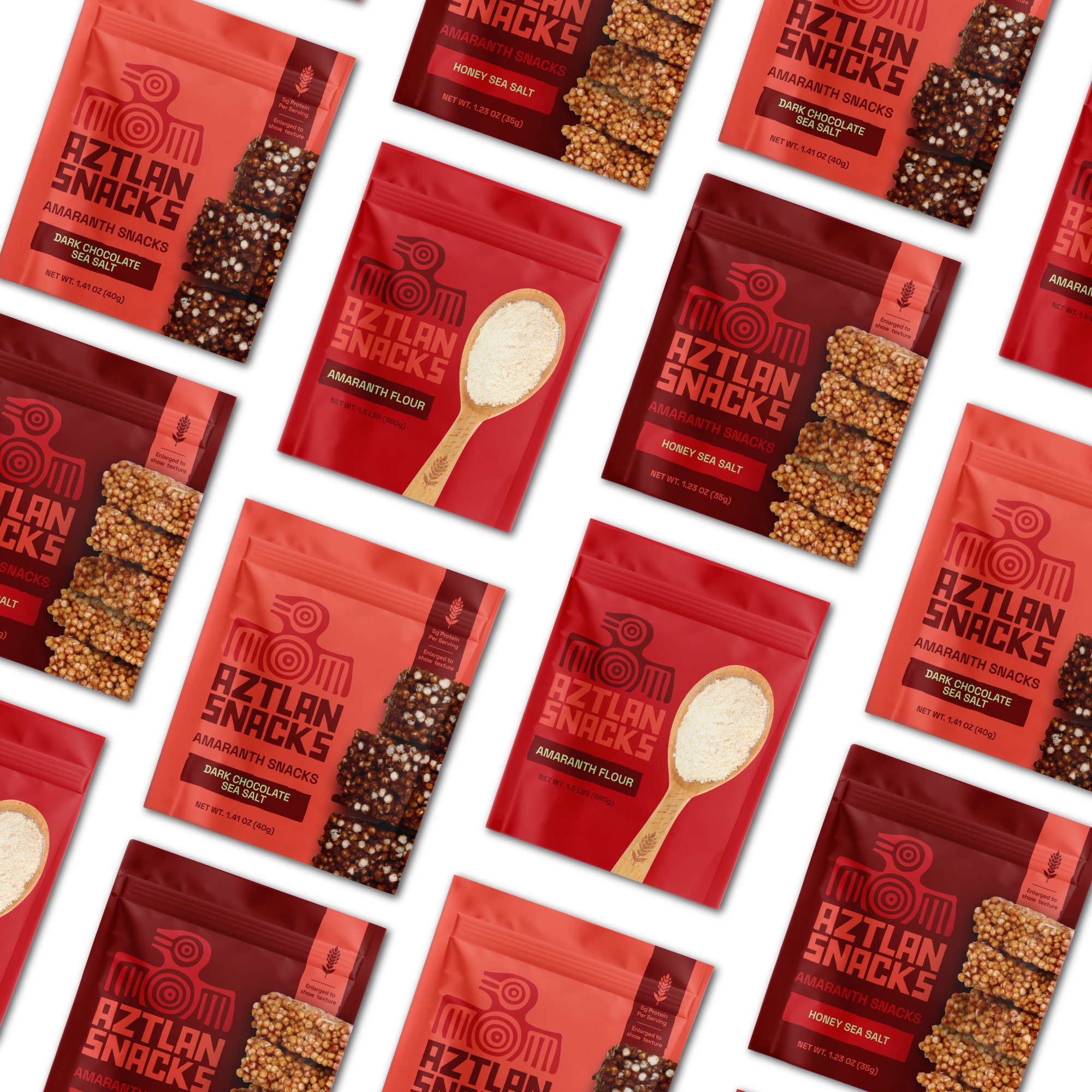 Aztlan Snacks Packaging